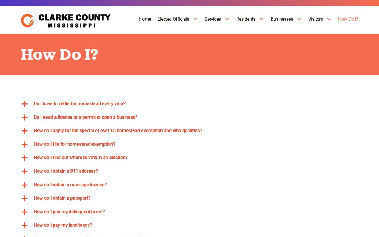 Clarke County court records image for clerk request routing
