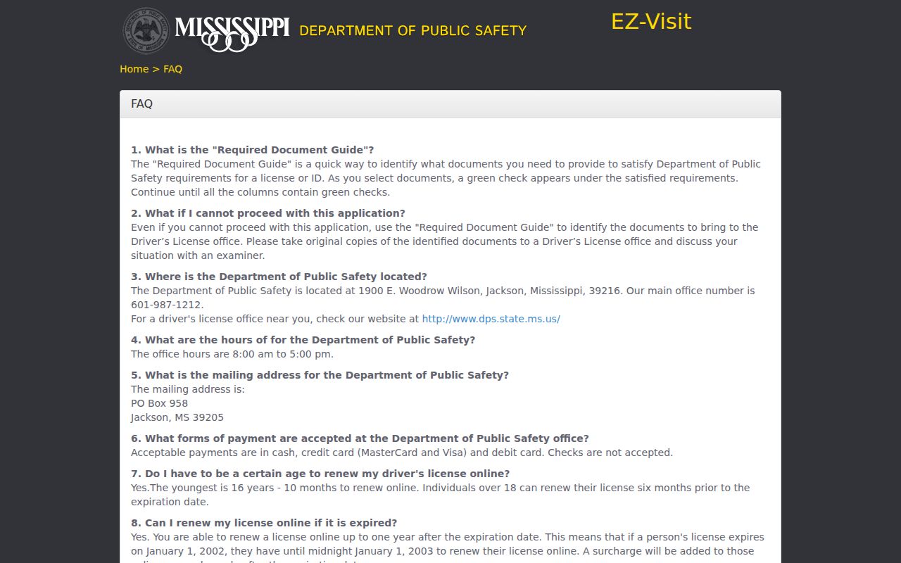 Clarke County traffic court records MDPS court clearance and driver process FAQ