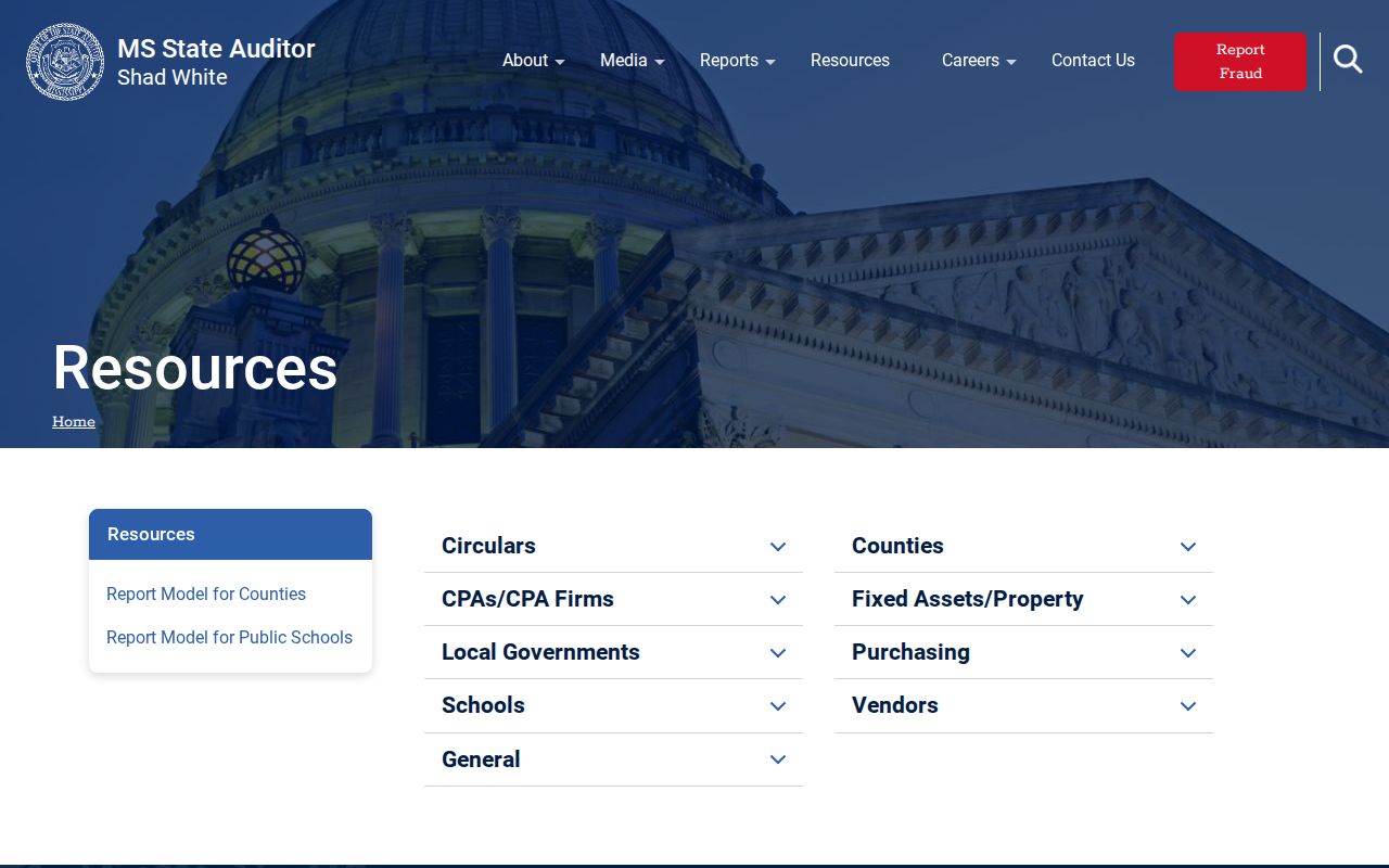 Pachuta court docket State Auditor record source